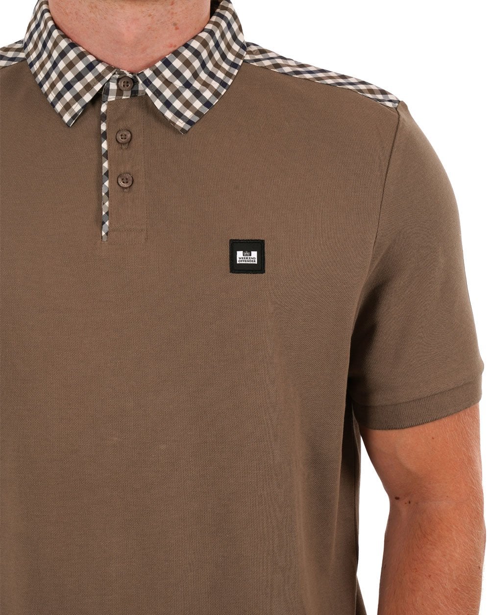 Weekend Offender Costa Polo Shirt Mocha