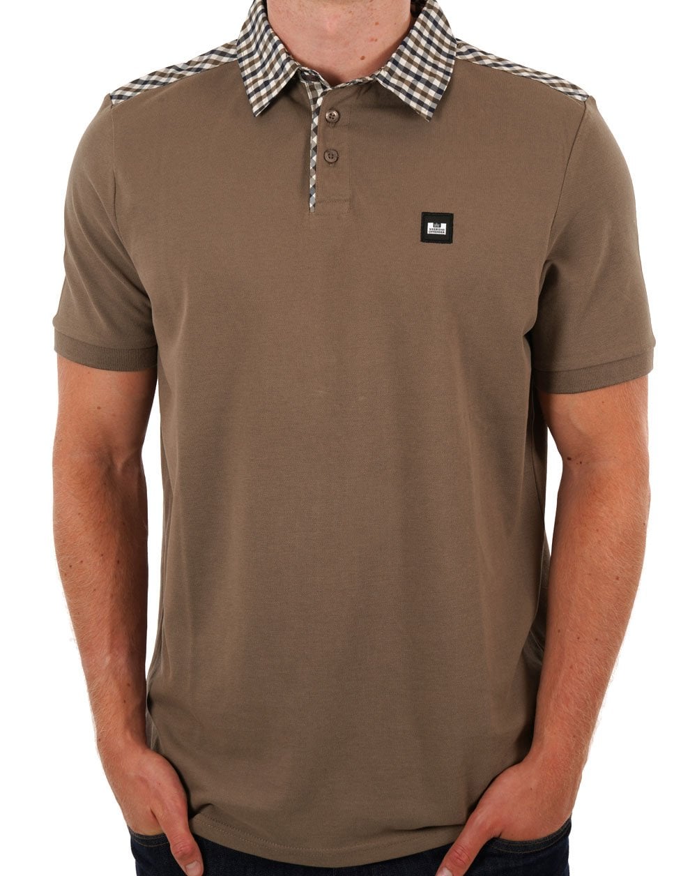 Weekend Offender Costa Polo Shirt Mocha