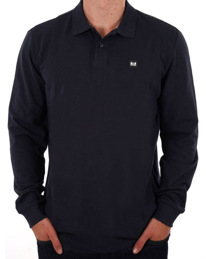 Weekend Offender Dice LS Polo Navy