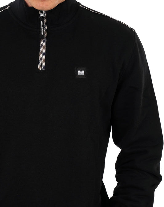 Weekend Offender Weekend Offender Matisa Quarter Zip Sweatshirt Black