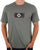MA.STRUM Trompe L'oeil Badge T Shirt Sedona Grey