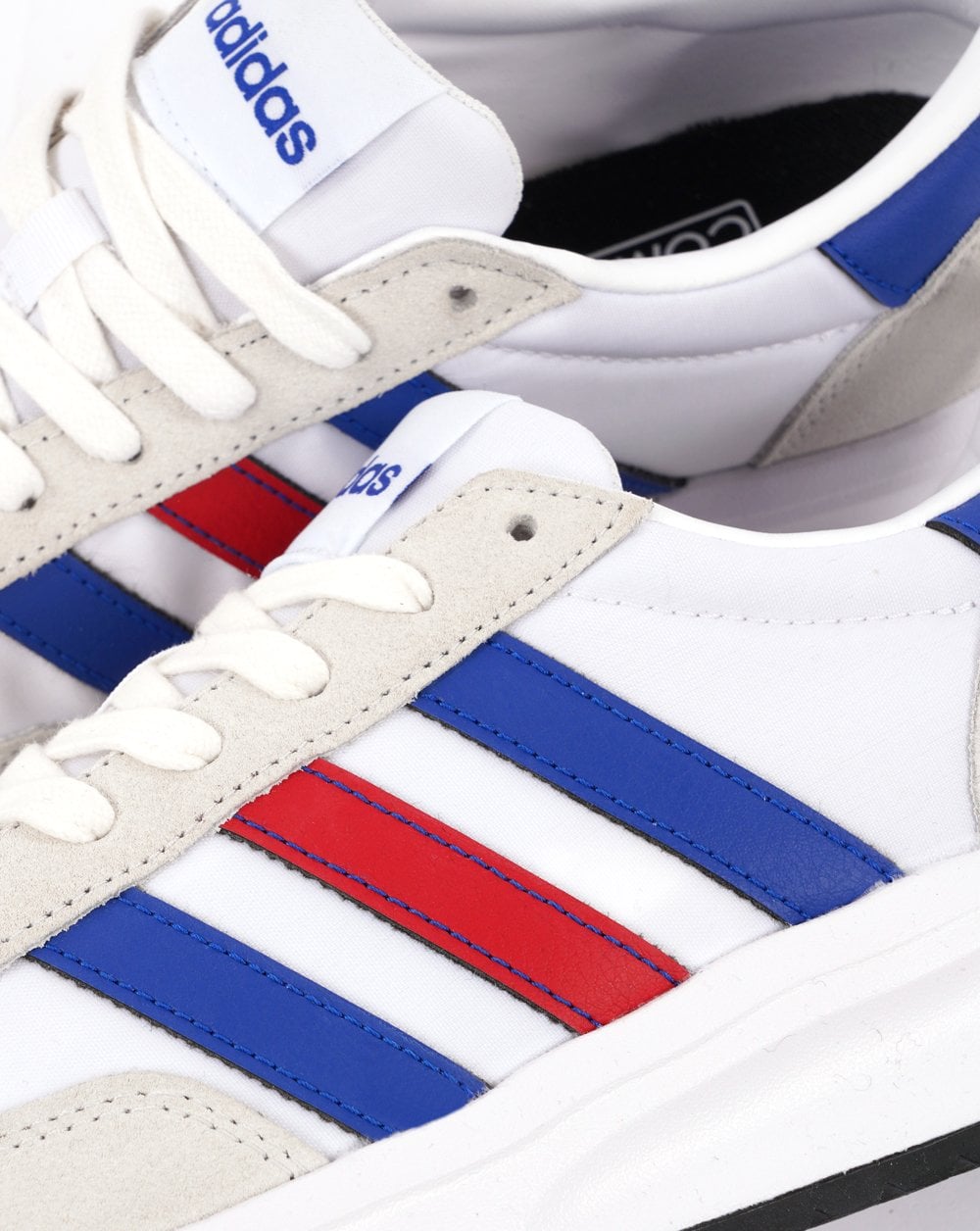 Adidas Run 70 Trainers White Royal Red