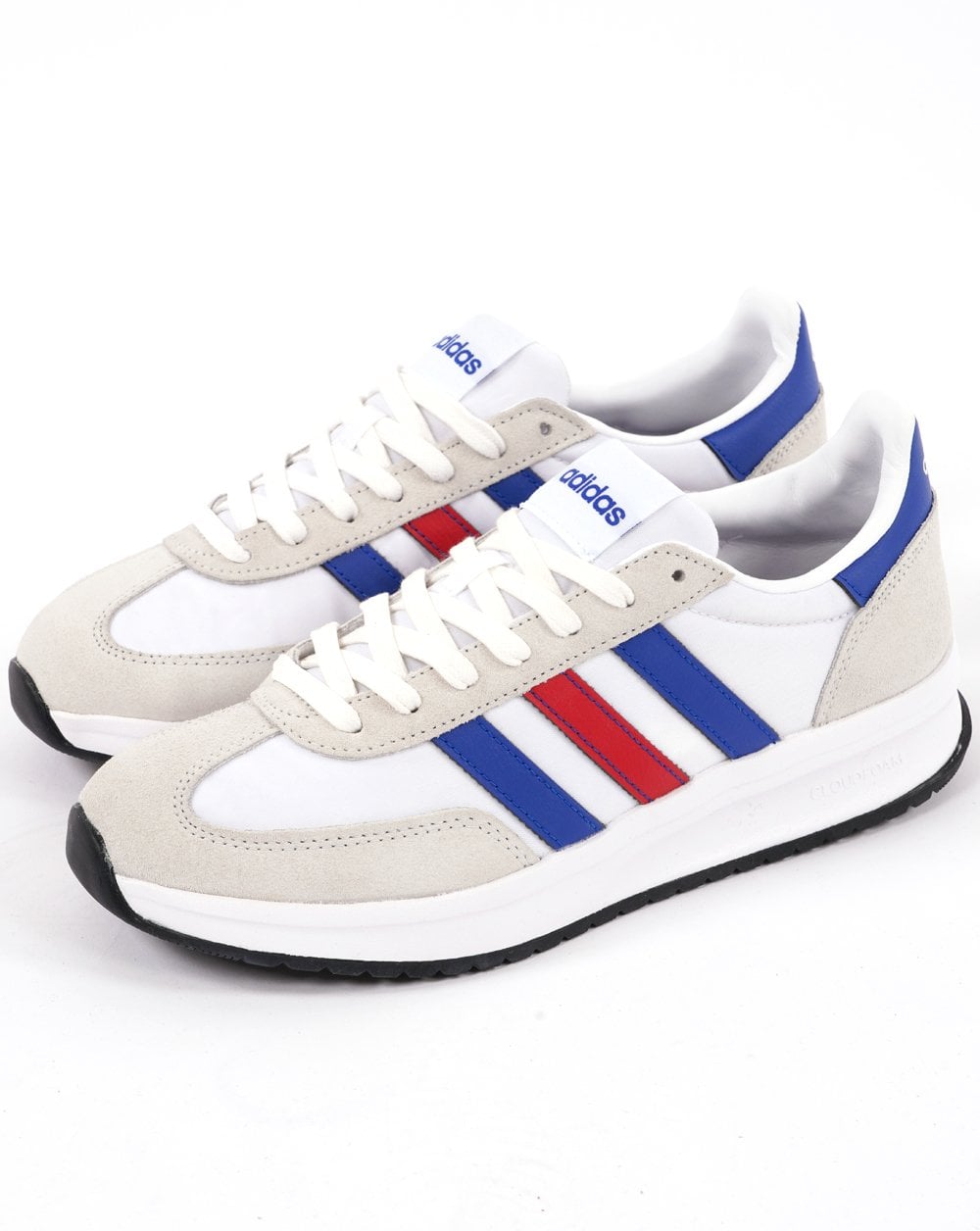 Adidas Run 70 Trainers White Royal Red