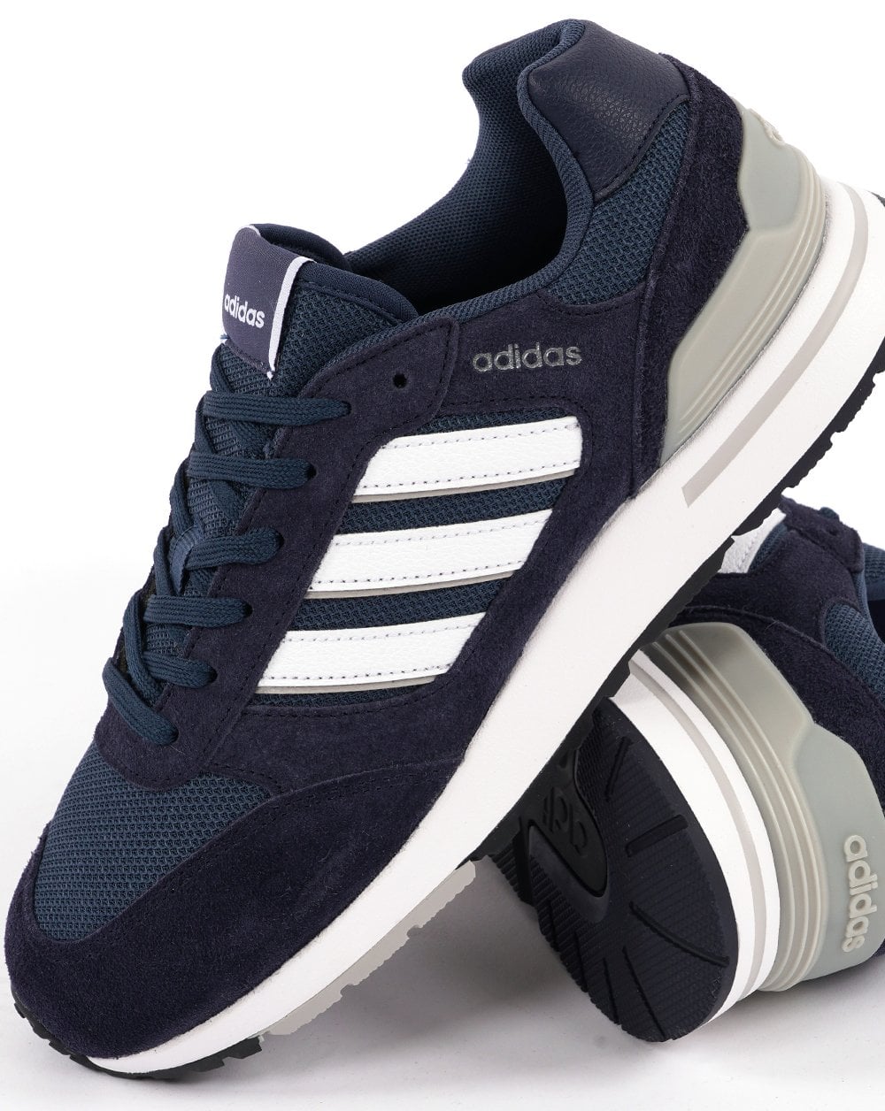 Adidas Run 80s Trainers Legend Ink/White/Grey
