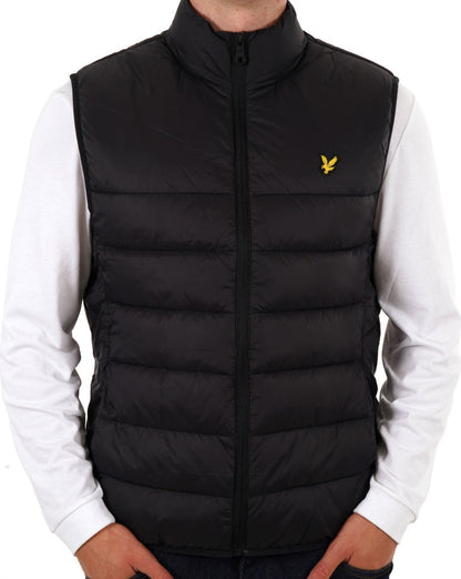 Lyle & Scott Wadded Gilet Black