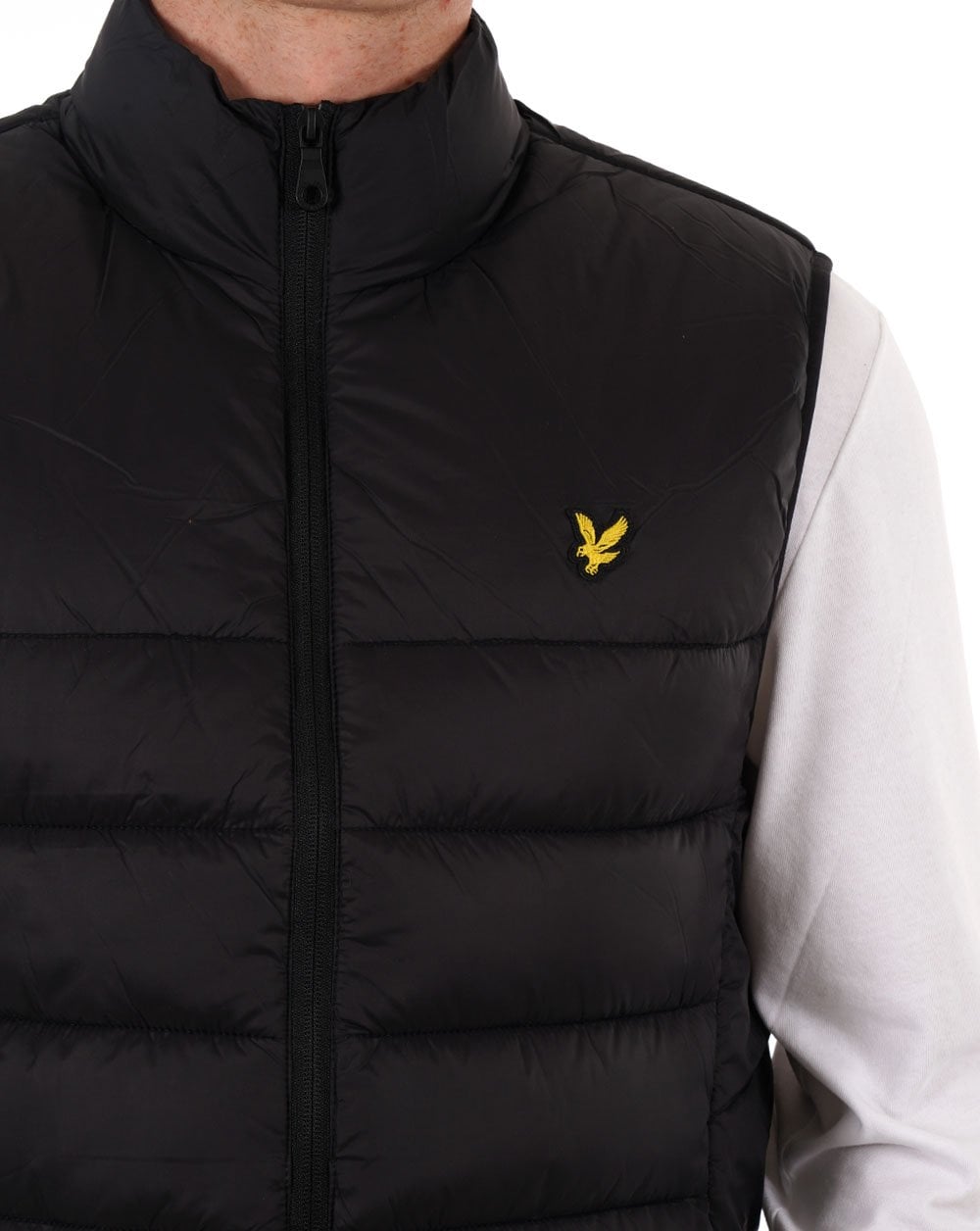 Lyle & Scott Wadded Gilet Black