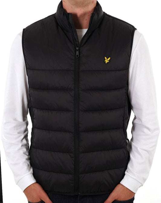 Lyle & Scott Wadded Gilet Black