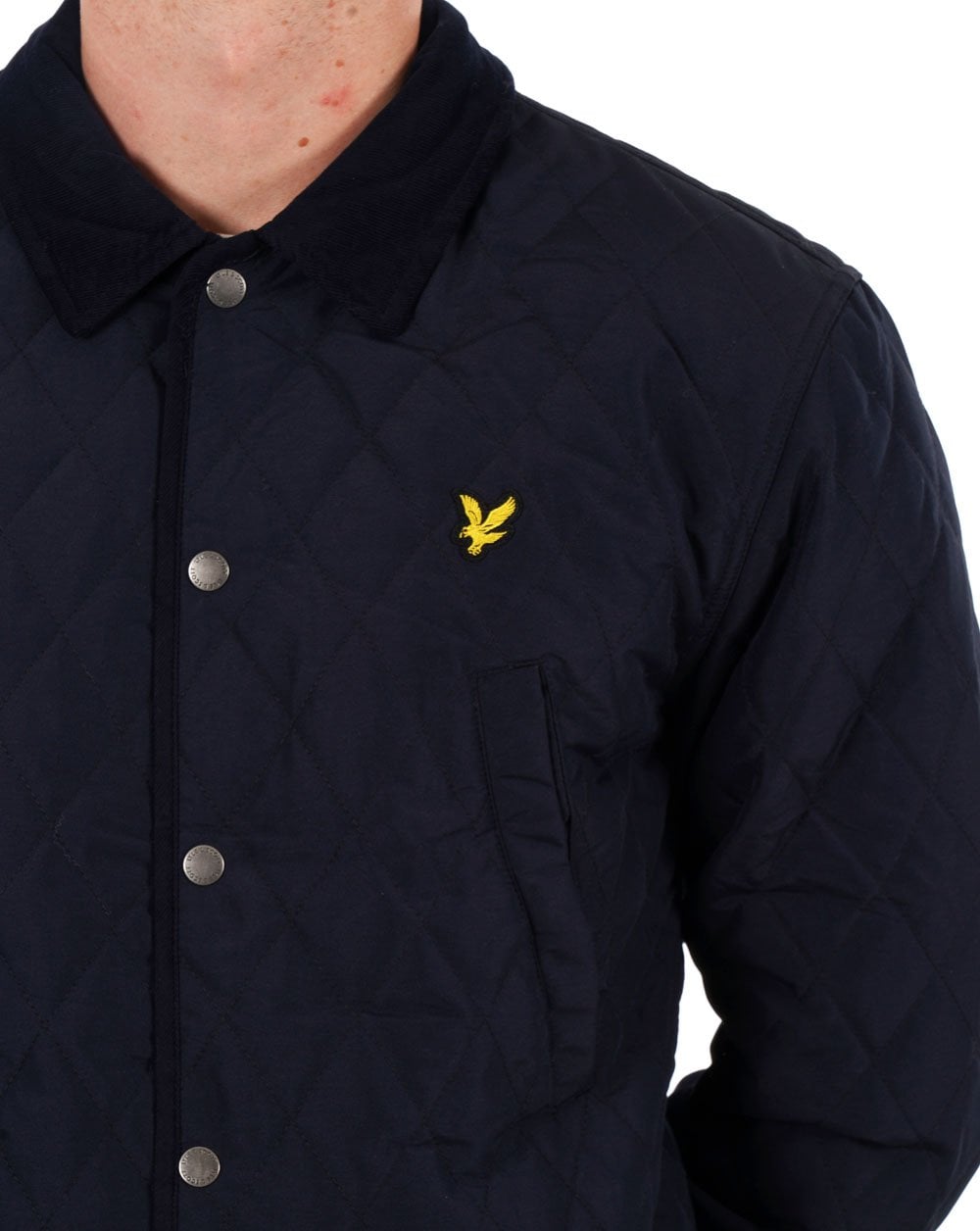 Lyle & Scott Quilted Jacket Navy