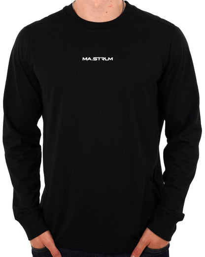 MA.STRUM Printed LS T Shirt Black