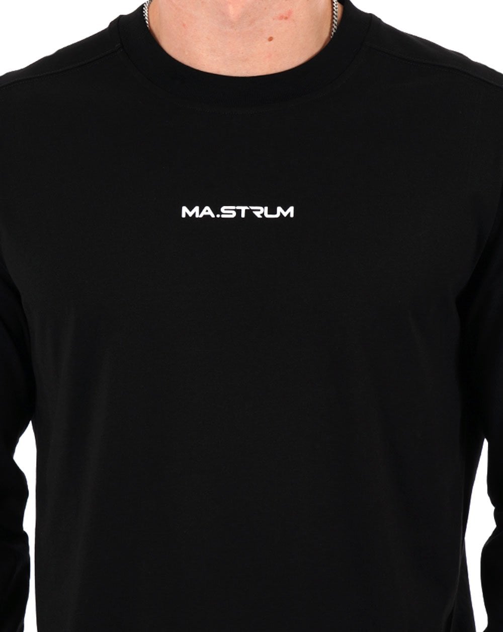 MA.STRUM Printed LS T Shirt Black