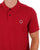 MA.STRUM Pique Polo Deep Red