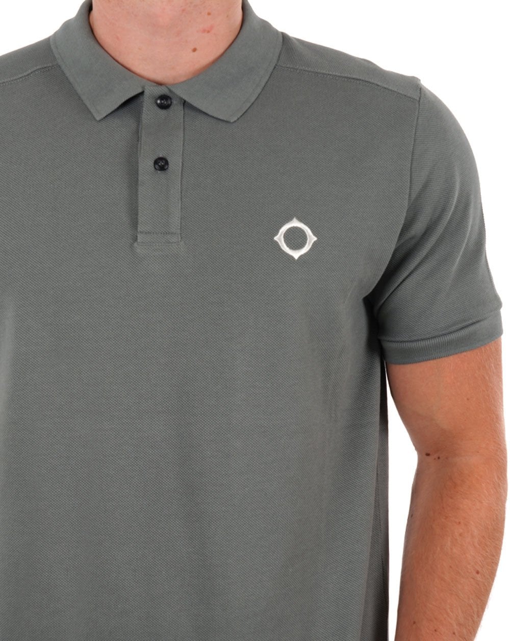 MA.STRUM Pique Polo Sedona Grey