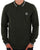MA.STRUM Double Tipped LS Polo Dark Green