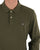 Gant Shield LS Pique Polo Olive Green