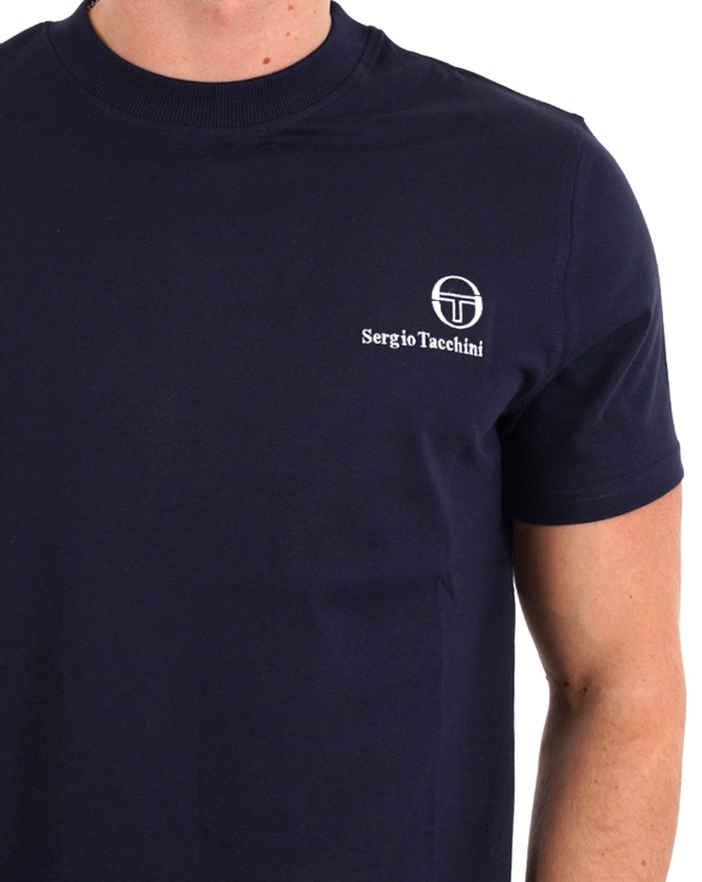 Sergio Tacchini Felton T Shirt Navy/white