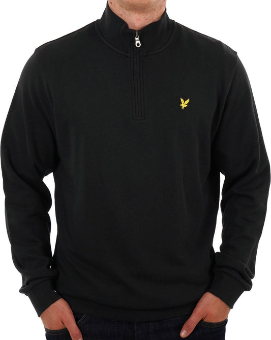 Lyle & Scott 1/4 Zip Sweatshirt Black