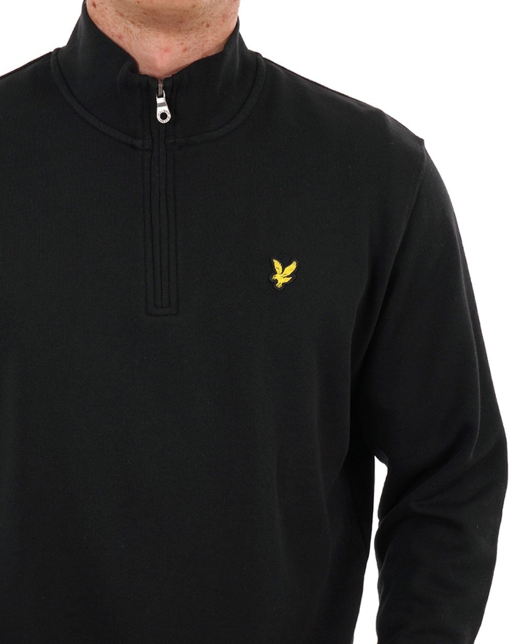 Lyle & Scott 1/4 Zip Sweatshirt Black