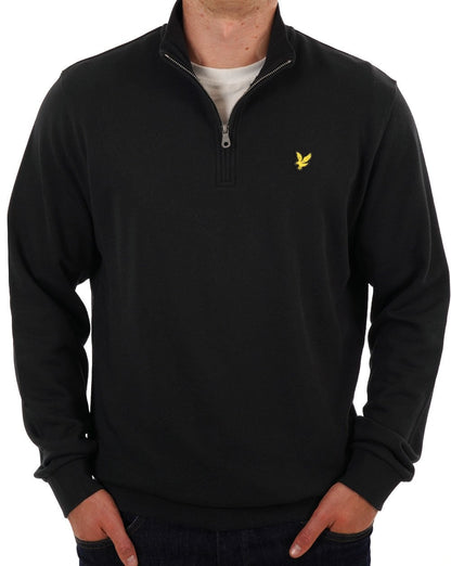 Lyle & Scott 1/4 Zip Sweatshirt Black
