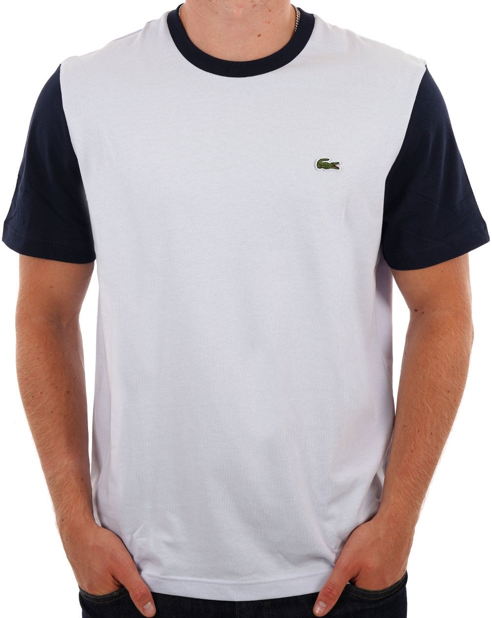 Lacoste Colourblock T-shirt Light Blue/Navy