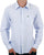 Lacoste Striped Oxford Cotton Shirt Sky Blue
