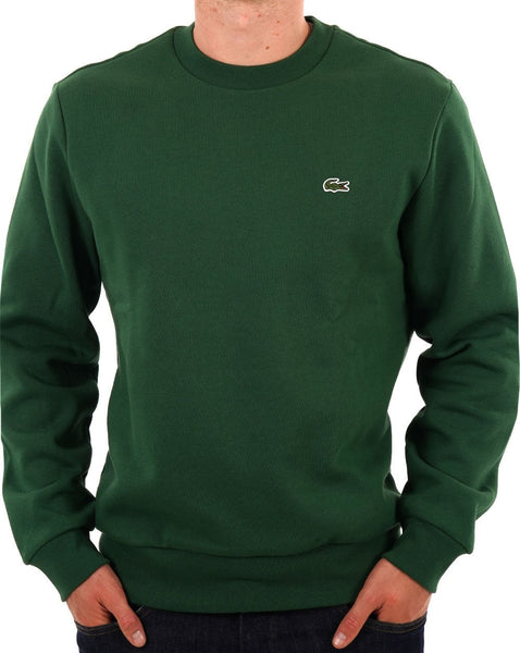 Lacoste Brushed Cotton Sweatshirt Green