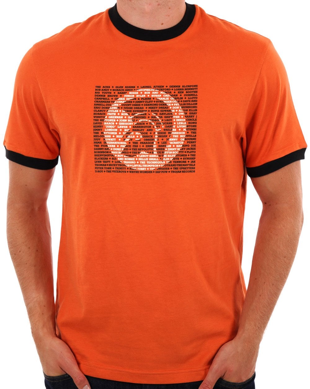 Trojan Artist T-shirt Orange