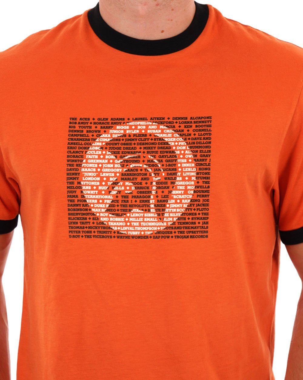 Trojan Artist T-shirt Orange