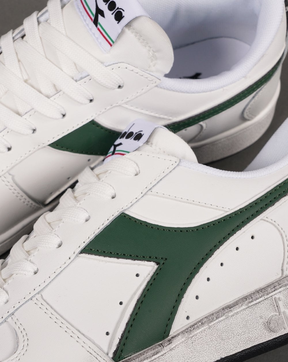 Diadora Magic Basket Trainer White Green