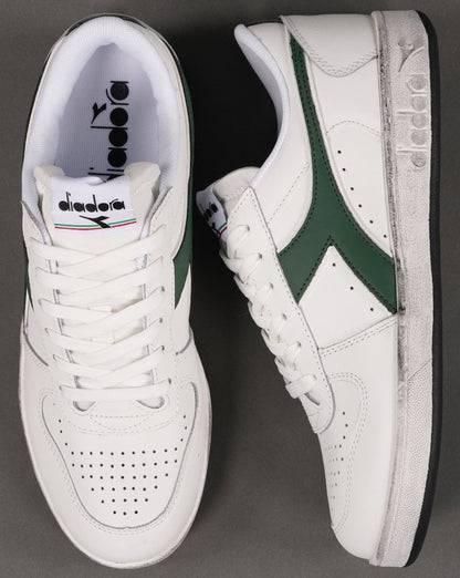 Diadora Magic Basket Trainer White Green