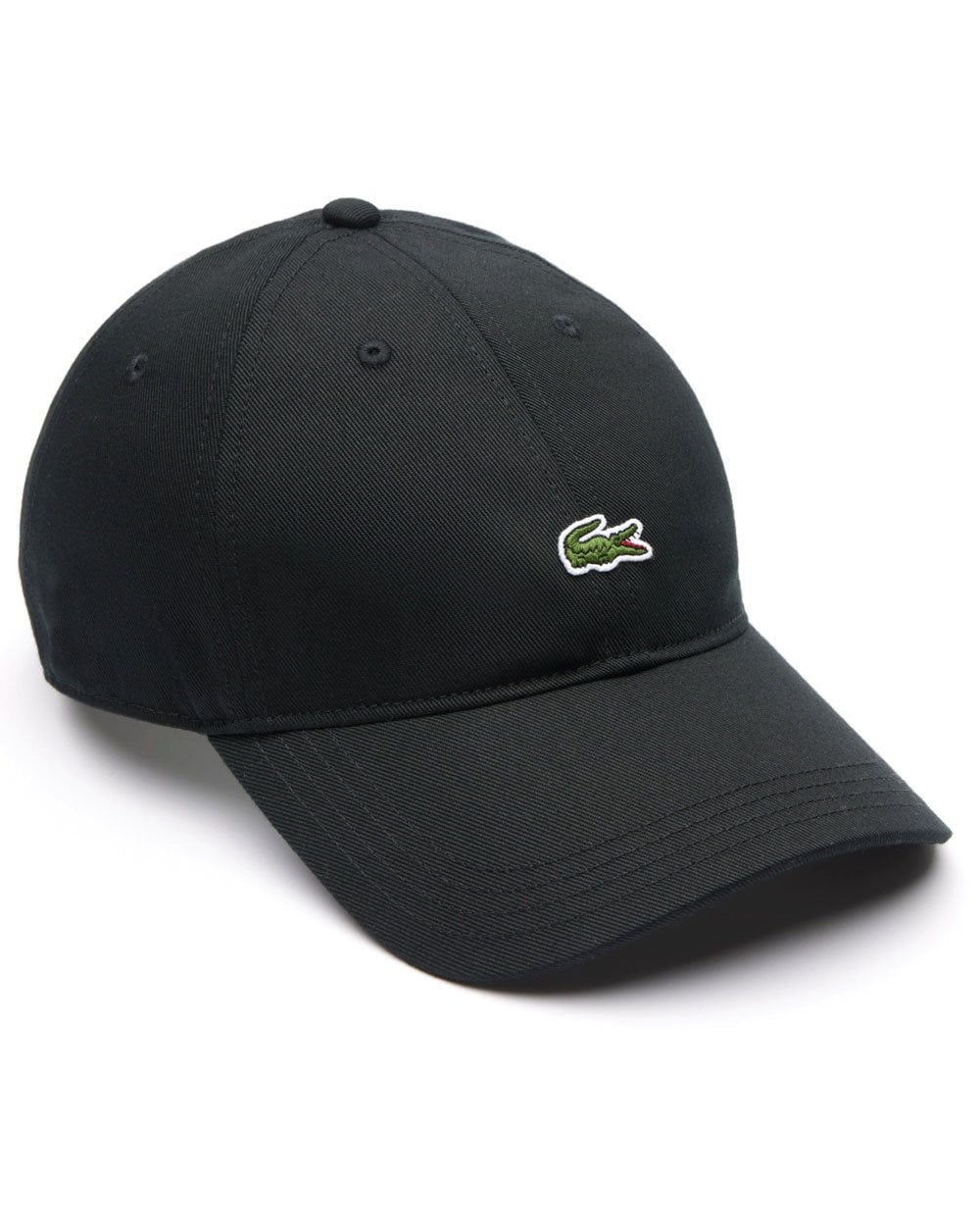 Lacoste Cotton Twill Cap Black