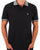 Trojan Contrast Textured Polo Black