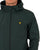 Lyle & Scott Zip Through Hooded Jacket Dk Green