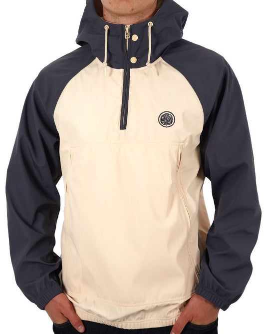 Pretty Green Pretty Green Travis Colourblock Smock Stone