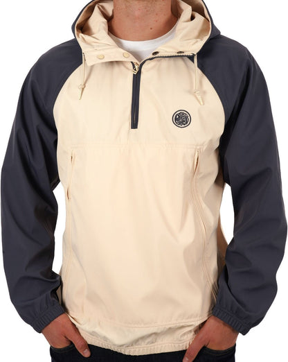 Pretty Green Travis Colourblock Smock Stone