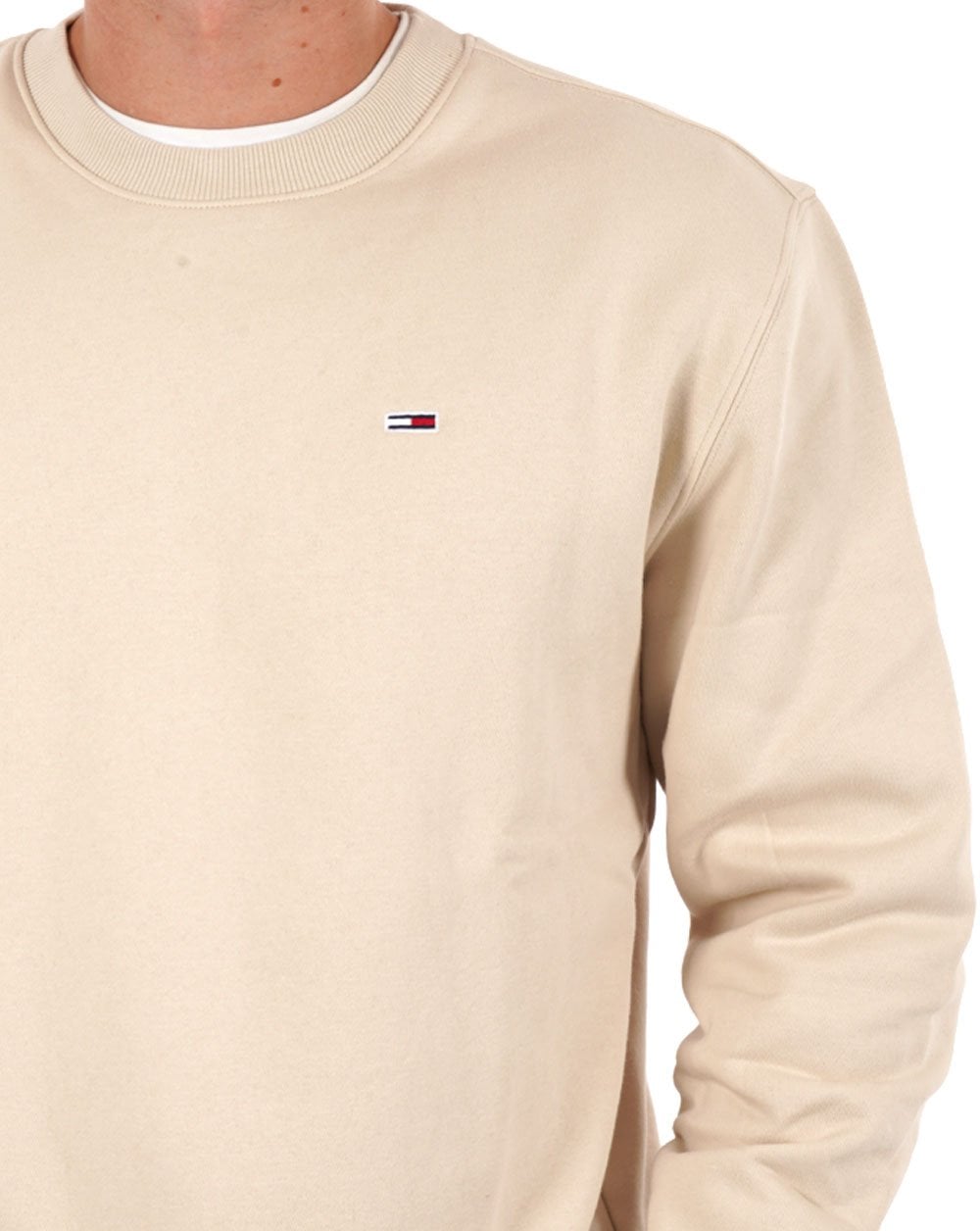 Tommy Jeans Crew Neck Sweatshirt Stone