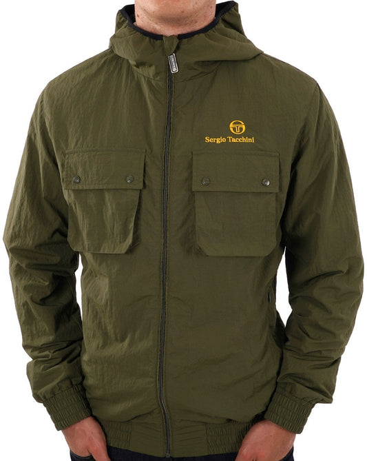 Sergio Tacchini Sergio Tacchini Terrace Pocket Jacket Olive