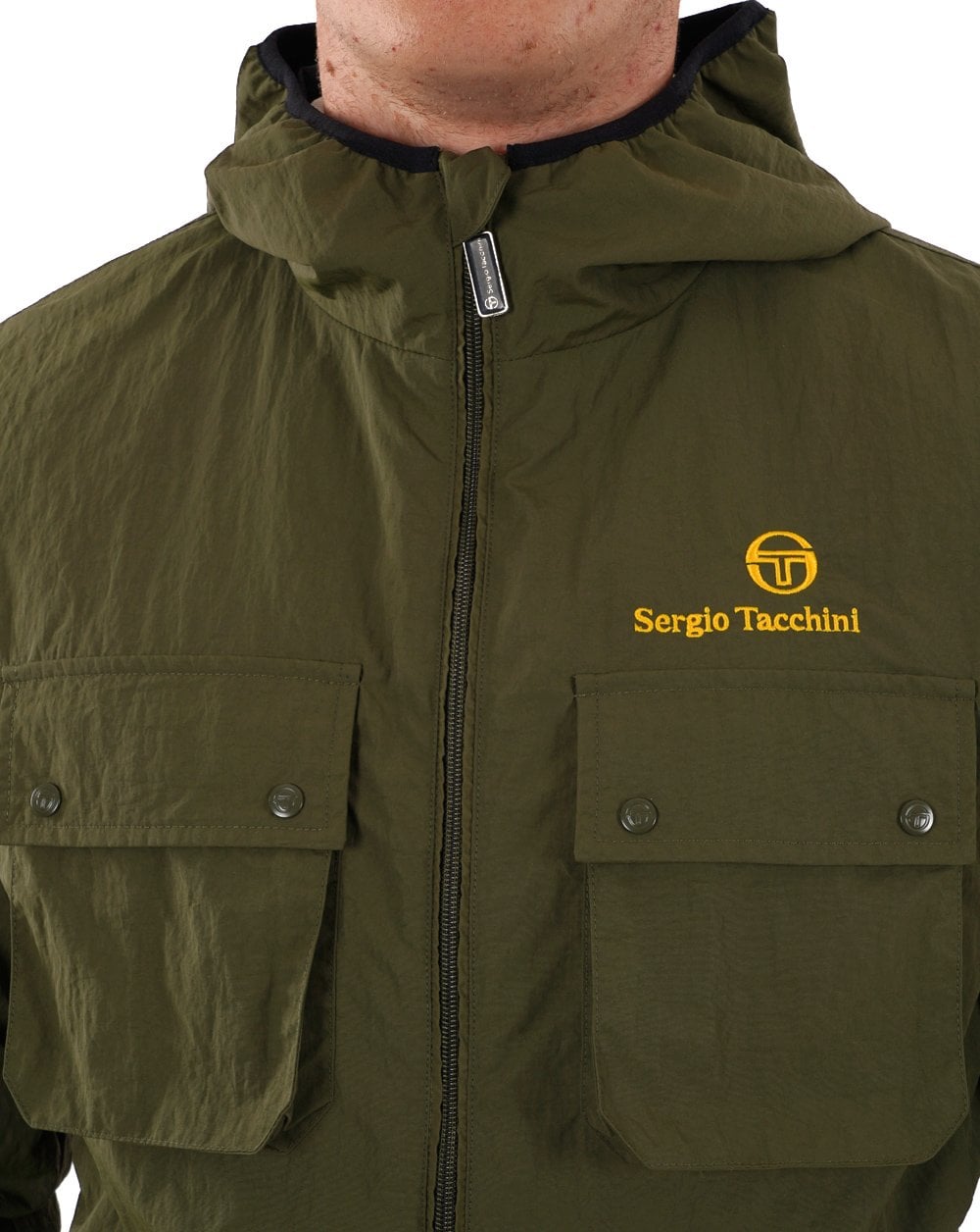 Sergio Tacchini Terrace Pocket Jacket Olive