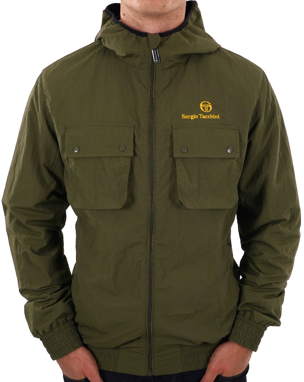 Sergio Tacchini Terrace Pocket Jacket Olive