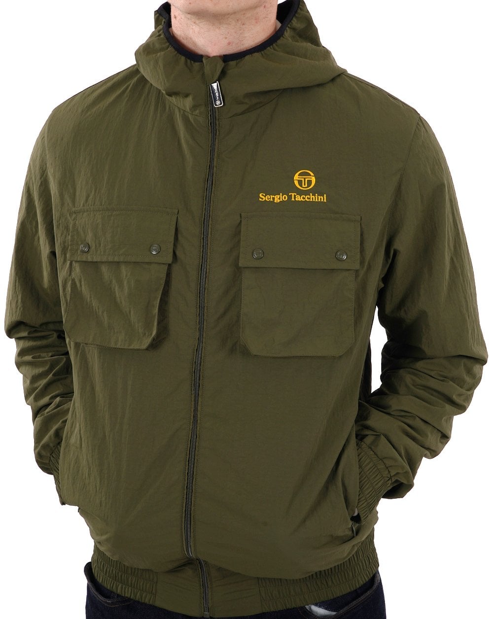 Sergio Tacchini Terrace Pocket Jacket Olive