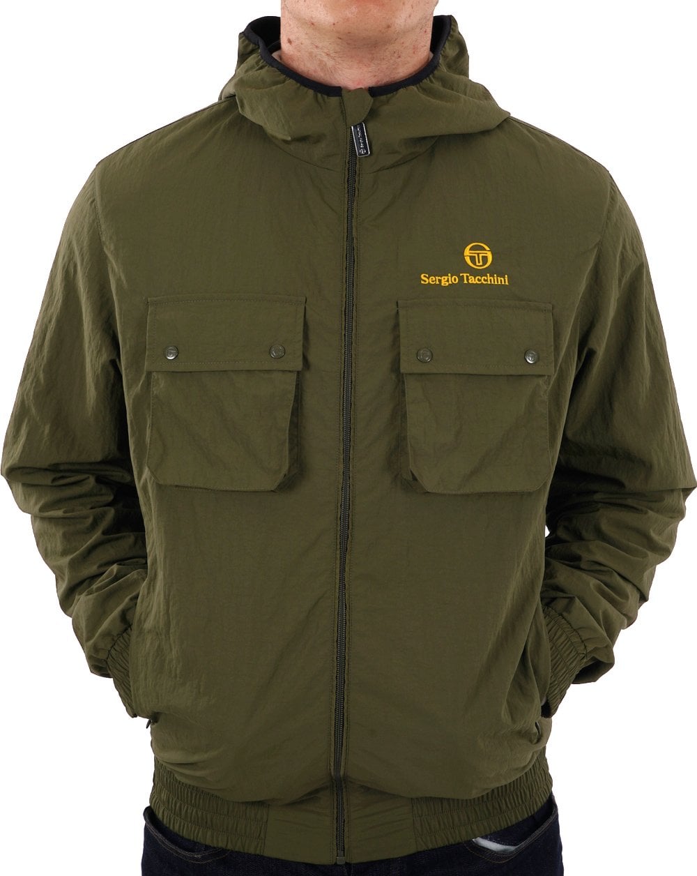 Sergio Tacchini Terrace Pocket Jacket Olive