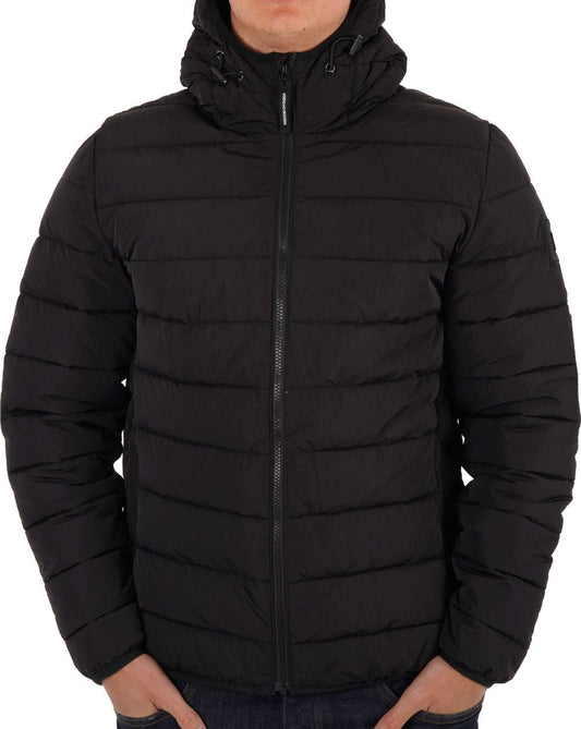 Weekend Offender La Guardia Padded Jacket Black