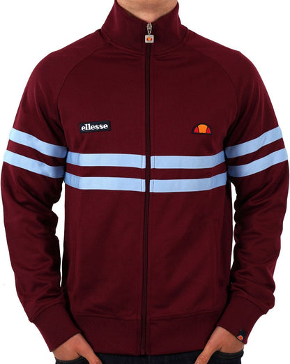 Ellesse Rimini Track Top Claret/Sky Blue
