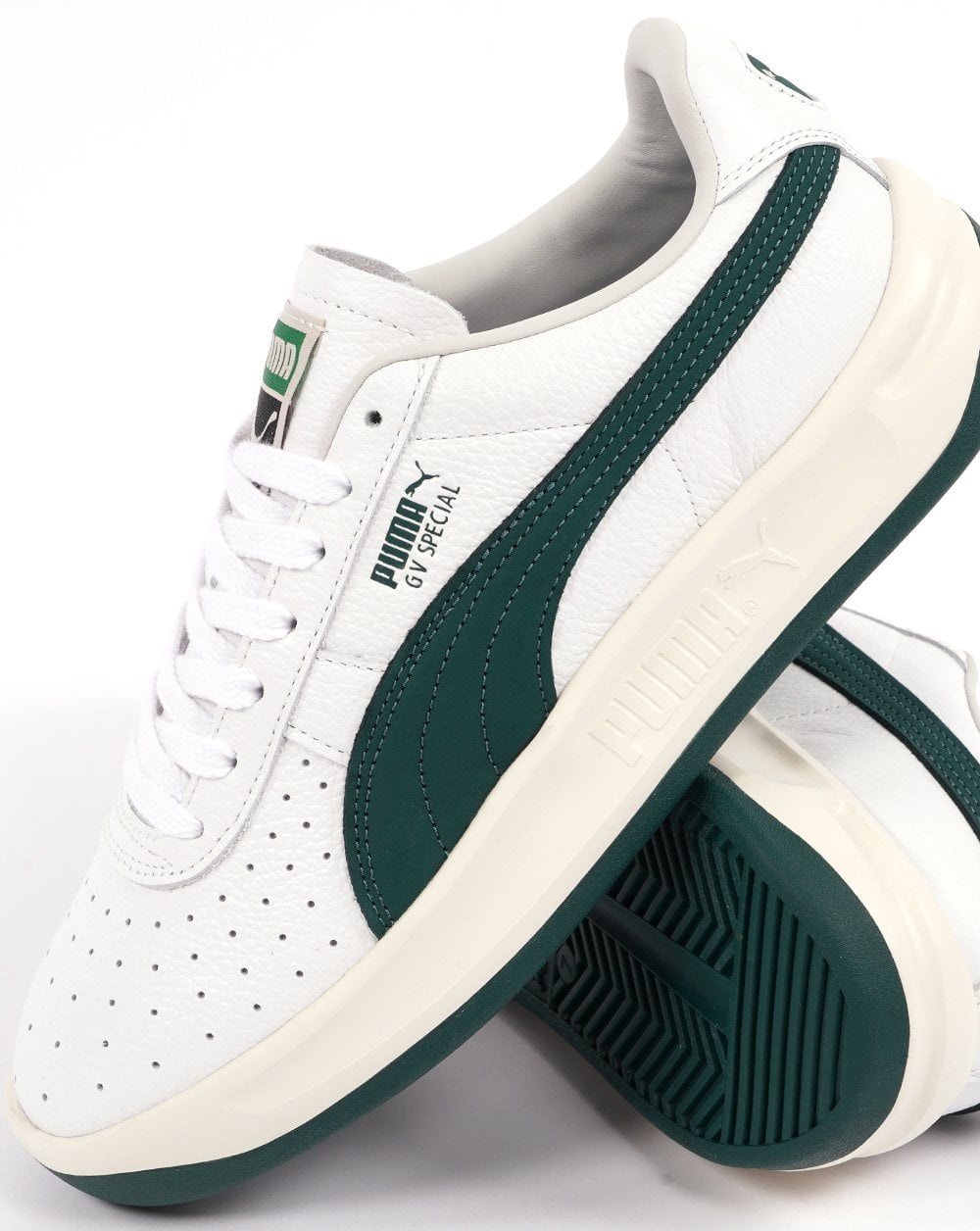 Puma GV Special Trainers White DK Green