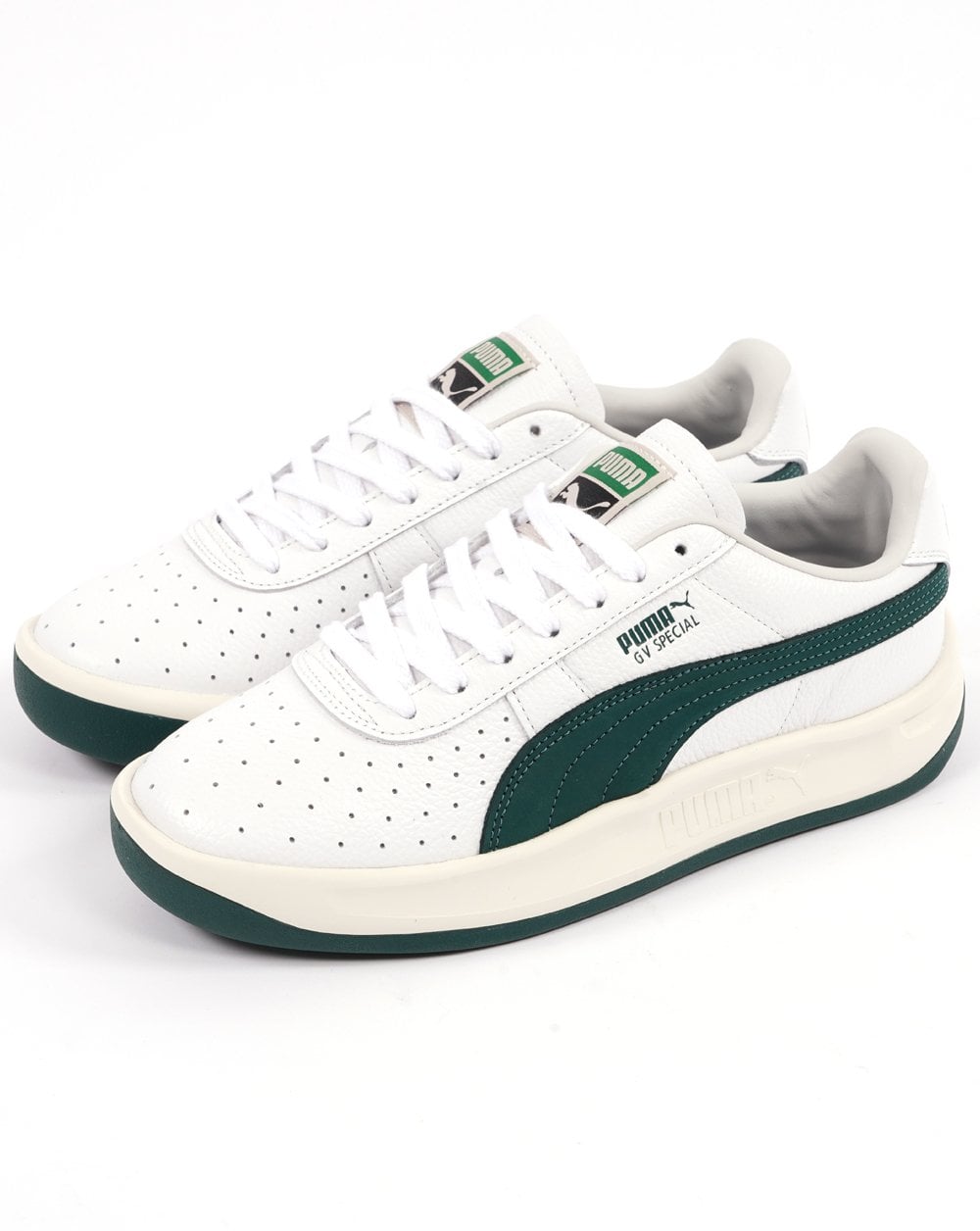 Puma GV Special Trainers White DK Green