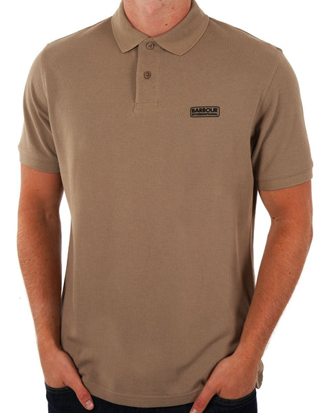 Barbour International Essential Polo Timberwolf