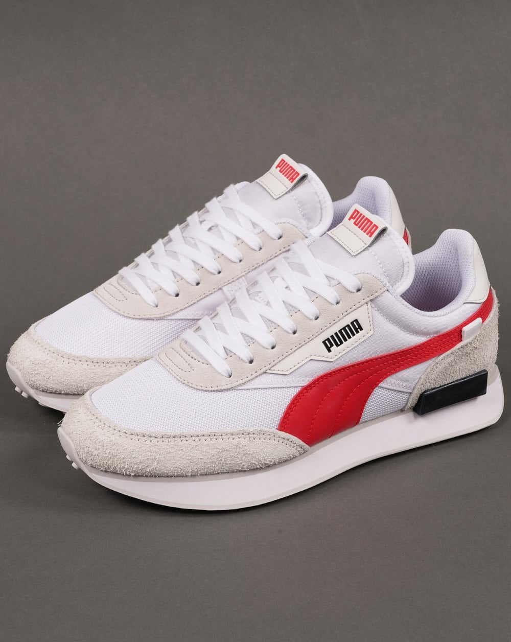 Puma Future Rider Trainers White Red