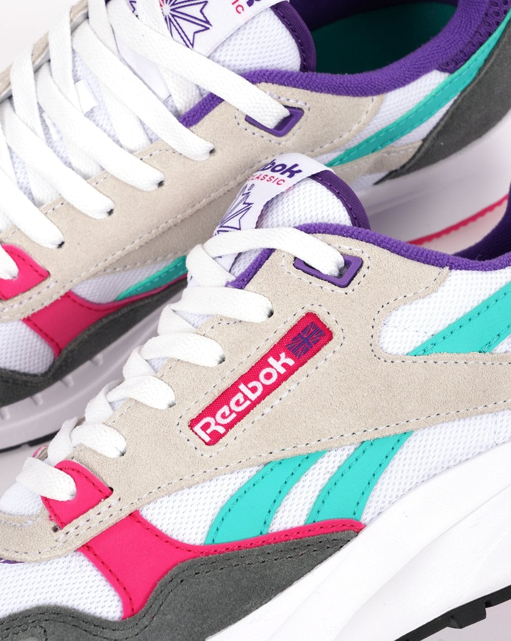 Reebok Classic 2400 Trainers Chalk/Grey/Pink