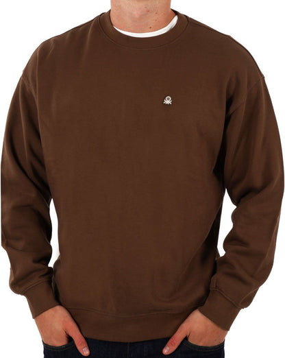 Benetton Logo Sweatshirt Brown