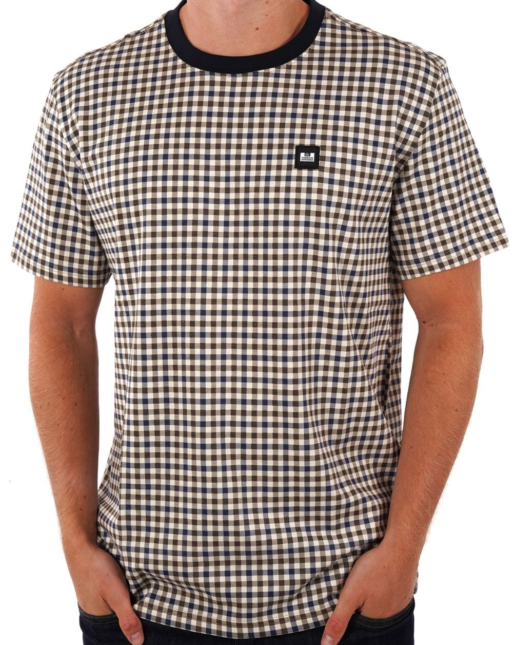 Weekend Offender Trimmer T-shirt Mid House Check