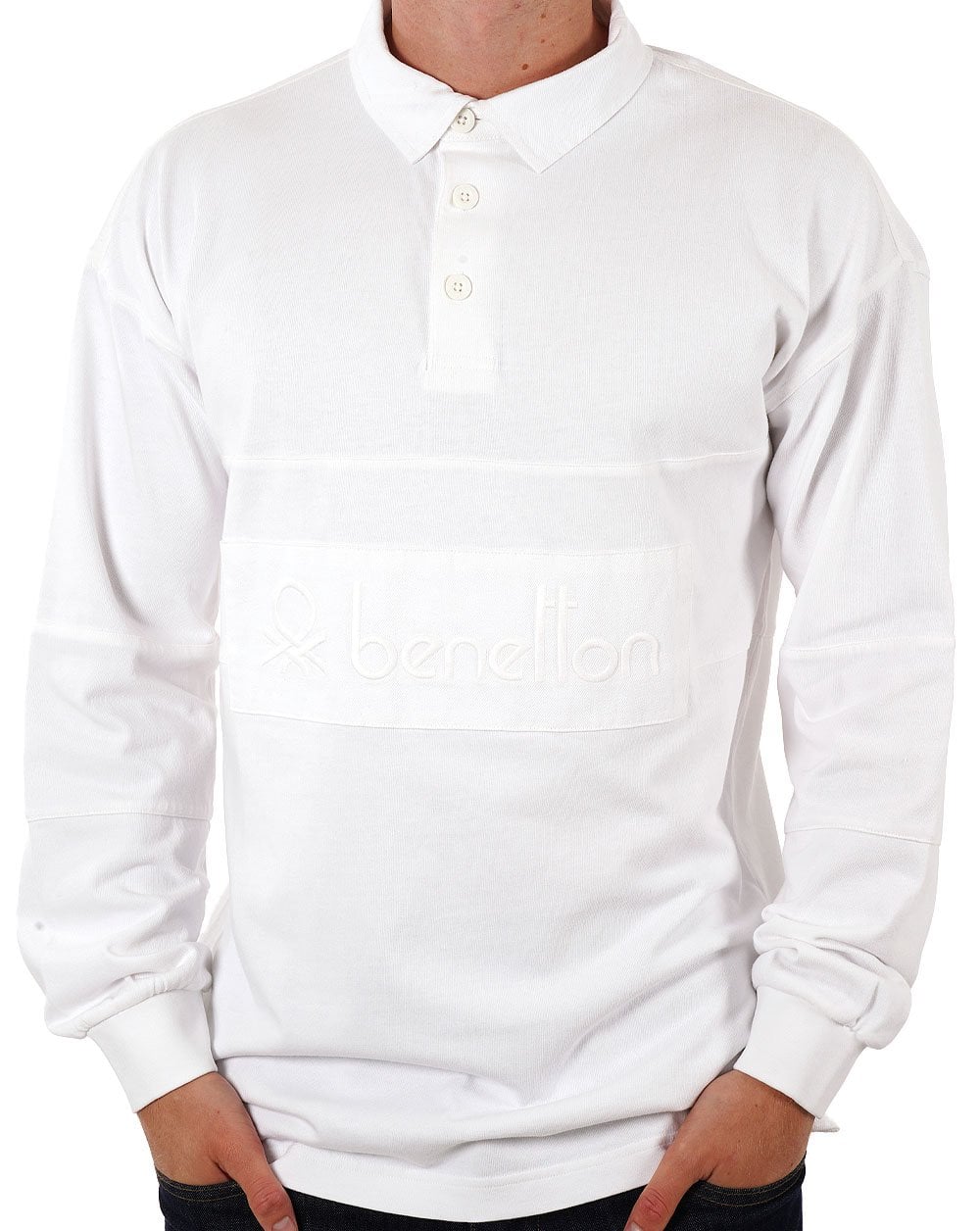 Benetton Rugby Shirt White